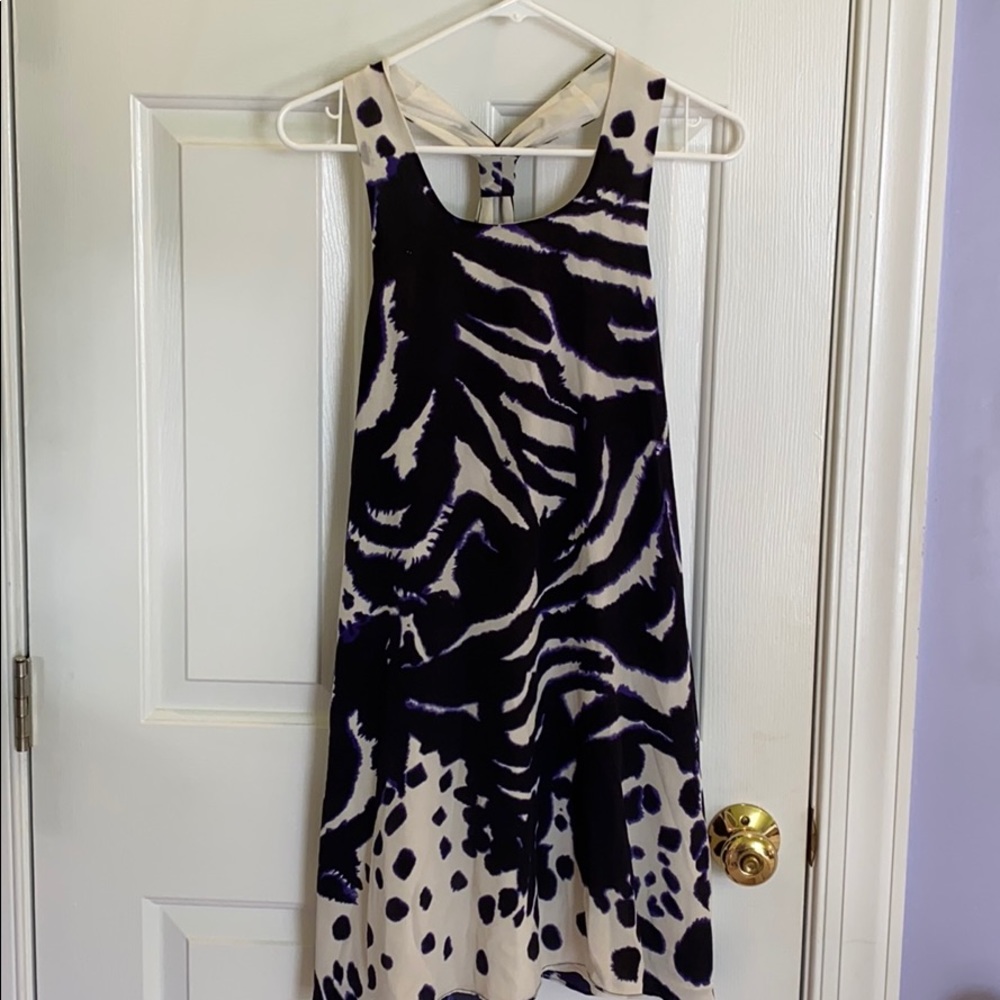 Kenneth Cole New York blue & white dress